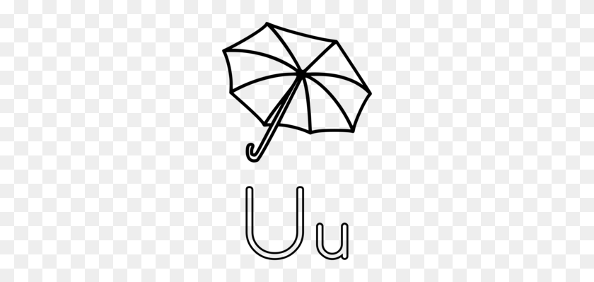 214x339 Letter K Alphabet Initial - Umbrella Rain Clipart