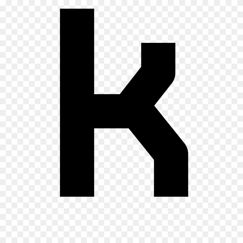 1600x1600 Letter K Icon - K PNG