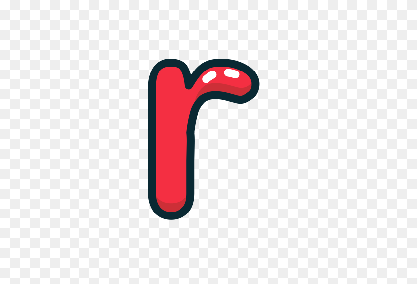 512x512 Letter, Lowercase, R, Red Icon - Letter R PNG