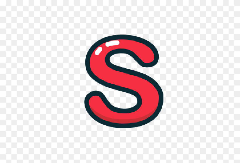 512x512 Letter Lowercase Red S - Letter S PNG