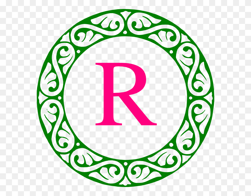 594x596 Letter R Monogram Png Clip Arts For Web - Letter R PNG