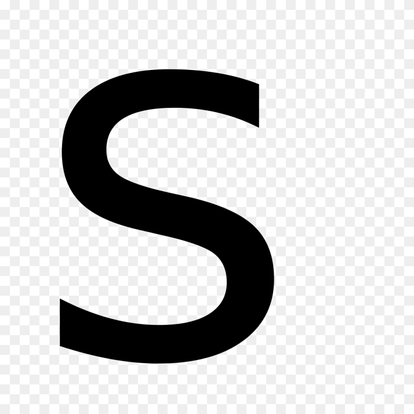 1024x1024 Letter S - Letter S PNG