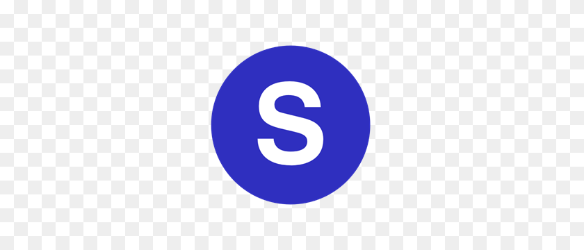 300x300 Letter S In A Cercle Blue Png, Clip Art For Web - Letter PNG