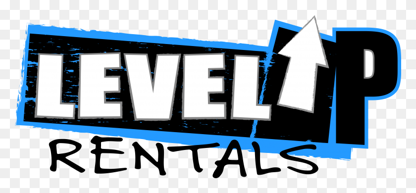 4016x1701 Прозрачный Логотип Level Up Rentals - Повышение Уровня Png