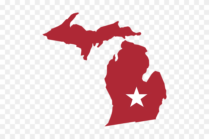 500x500 Lgbtq Non Discrimination In Michigan State History - State Of Michigan Clip Art