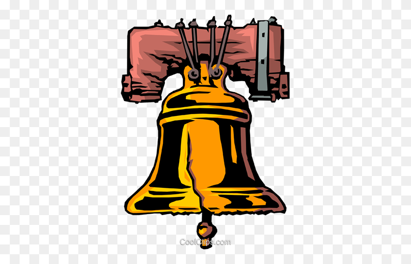 345x480 Liberty Bell Royalty Free Vector Clip Art Illustration - Constitutional Convention Clipart