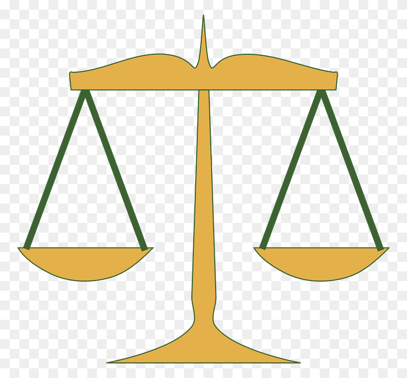 768x720 Libra Png - Scales Of Justice PNG