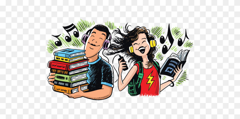 603x356 Bibliotecas Rock Teen Readers - Clipart De Escucha De Cuerpo Entero