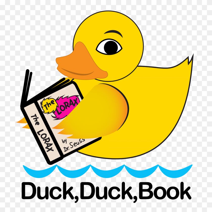 1600x1596 Library Advocate Yellow Ducky Reads Dr Seuss - Dr Seuss Books Clipart