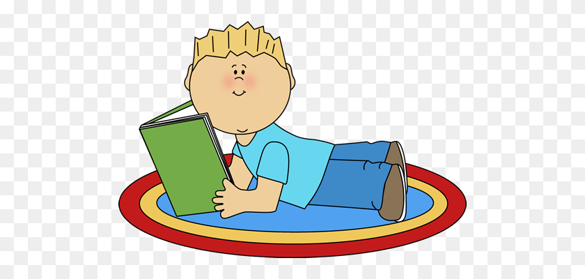 500x340 Library Clipart Reading Corner - Quiet Time Clipart