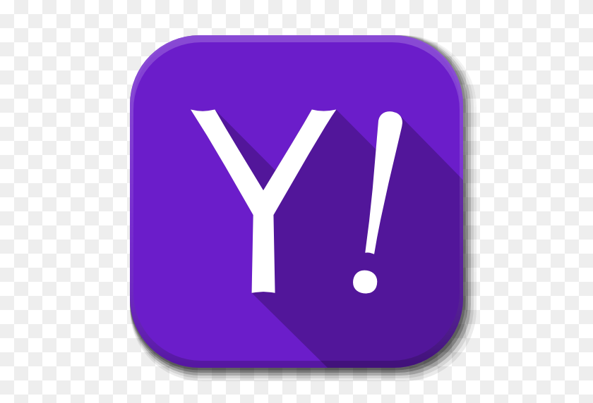 512x512 Значок Библиотеки Yahoo - Клипарт Yahoo