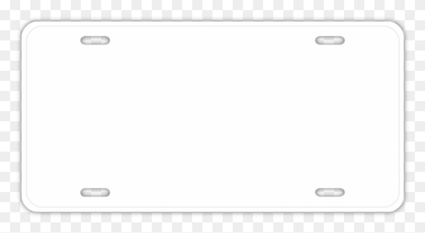 blank license plate template