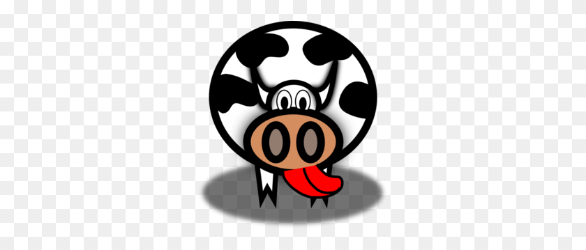 273x299 Licking Cow Clip Art - Lick Clipart
