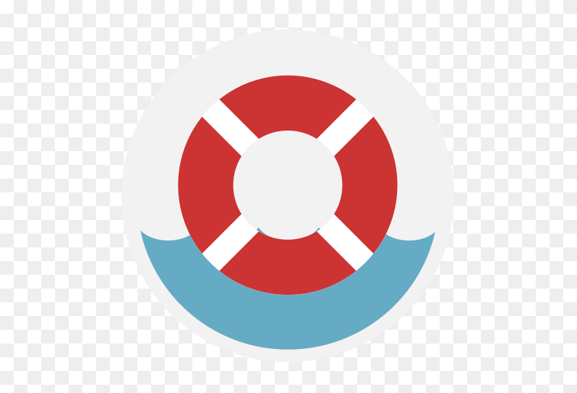 512x512 Life Buoy, Life Ring, Lifeguard Icon With Png And Vector Format - Buoy PNG