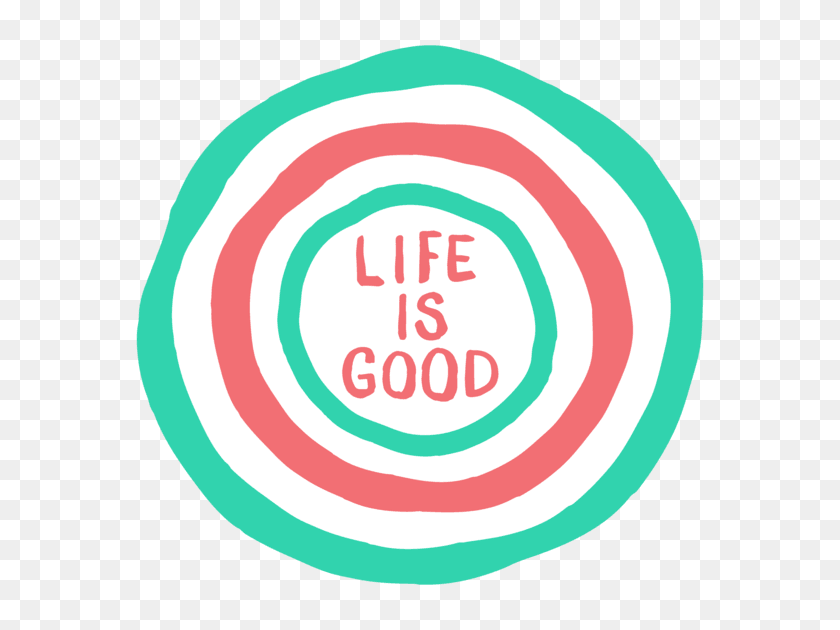 570x570 Life Is Ripples Small Die Cut Decal Coral Calypso - Ripples PNG
