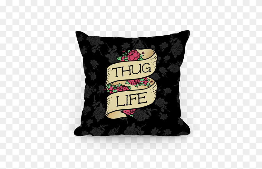 484x484 Life Pillows Lookhuman - Thug Life Sombrero Png