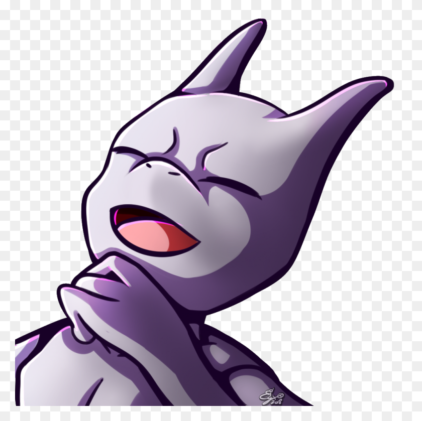 1000x1000 Lifegiving On Twitter Twitch Emote Mewtwo Performing - Lul Emote PNG