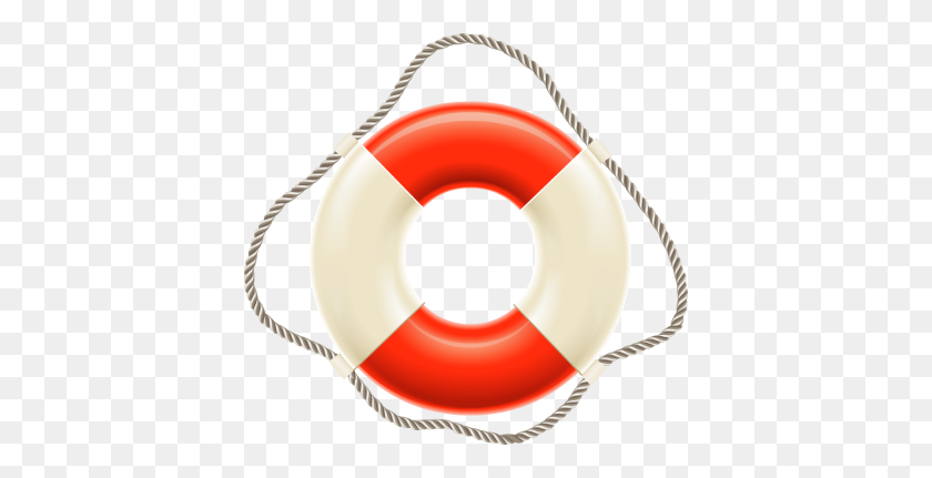 400x371 Lifesaver Clipart - Life Raft Clipart