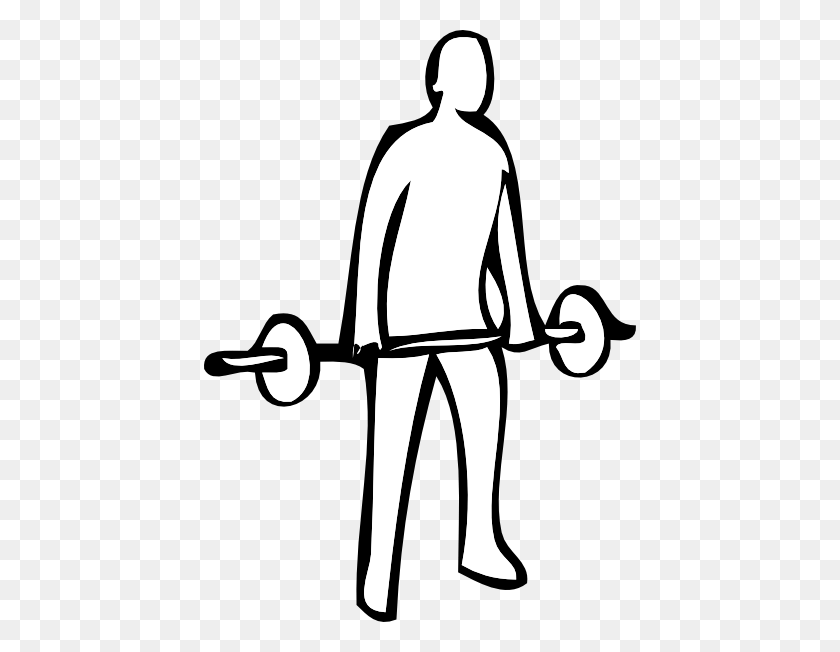 432x592 Lift Weights Cliparts - Weight Bar Clipart