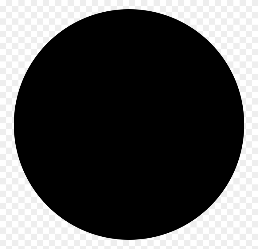 750x750 Luna Nueva De Color Blanco Y Negro Claro - Clipart Oval Blanco Y Negro