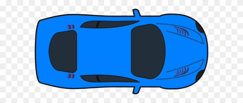 600x297 Light Blue Car - Electric Car Clipart