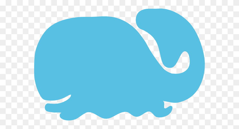 600x393 Light Blue Honeydew Whale Clip Art At Clker Com Vector - Honeydew Clipart