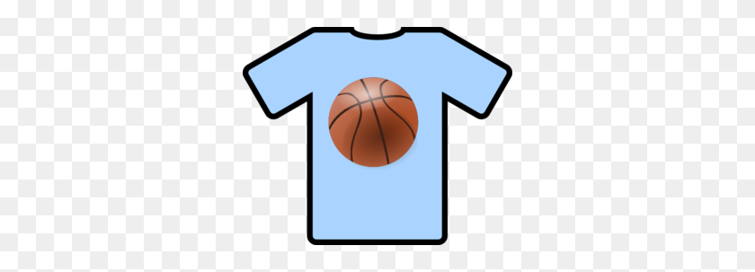 300x243 Голубая Рубашка Баскетбол Картинки - Баскетбол Джерси Клипарт