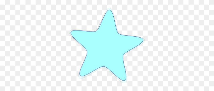 297x298 Light Blue Star Clip Art - Blue Star PNG