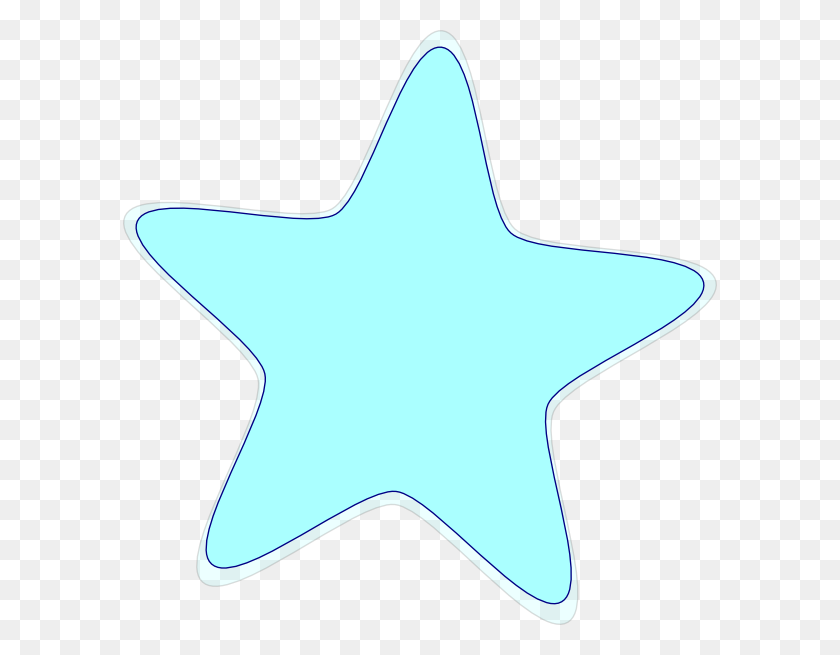 594x595 Light Blue Star Clip Arts Download - Star Pattern PNG