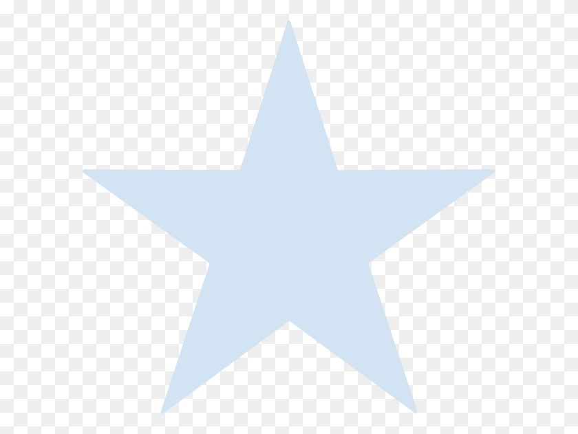 600x571 Light Blue Star Png, Clip Art For Web - Blue Star Clipart