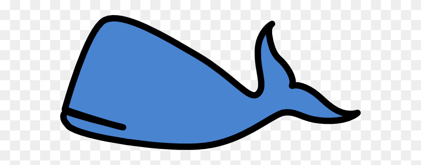 600x269 Light Blue Whale Clip Art - Blue Whale PNG