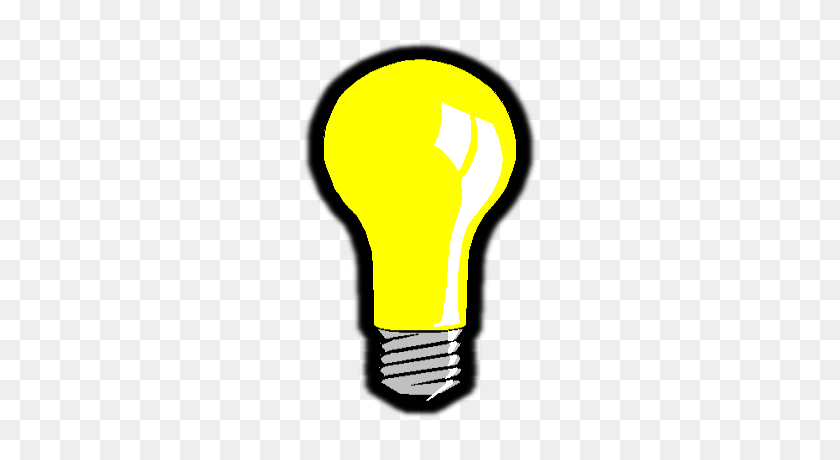 262x400 Light Bulb Clip Art Gif Light Bulb Animated Gif Pic With Light - Edison Bulb Clipart