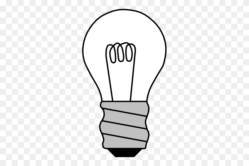 285x500 Light Bulb Clip Art Image Free - Light Bulb Images Clip Art