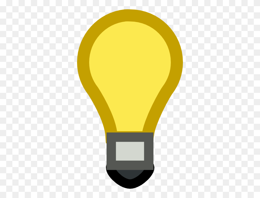 342x580 Light Bulb Clip Art Is Free - Lightbulb Clipart