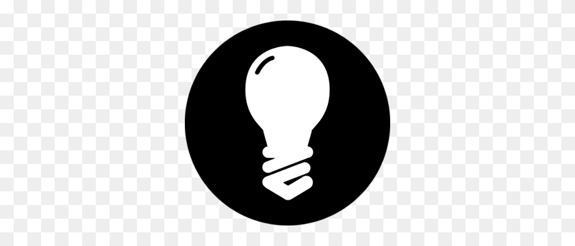 300x300 Light Bulb Clipart - Public Domain Clip Art