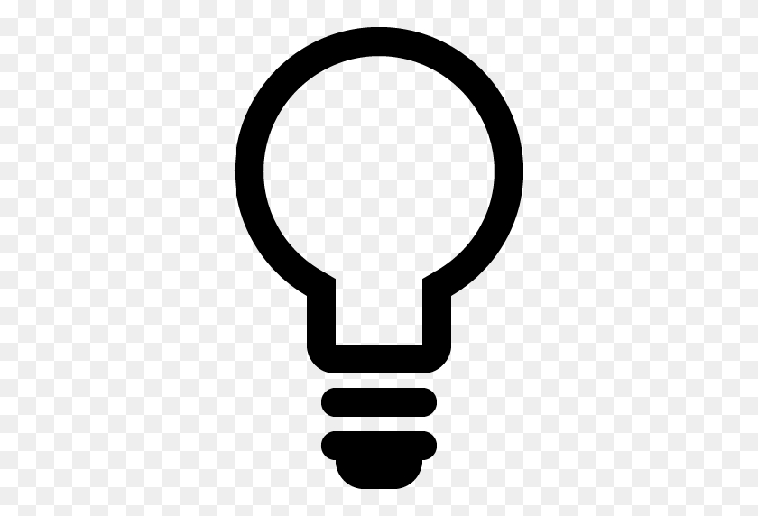 512x512 Light Bulb Icon - Light Bulb Icon PNG