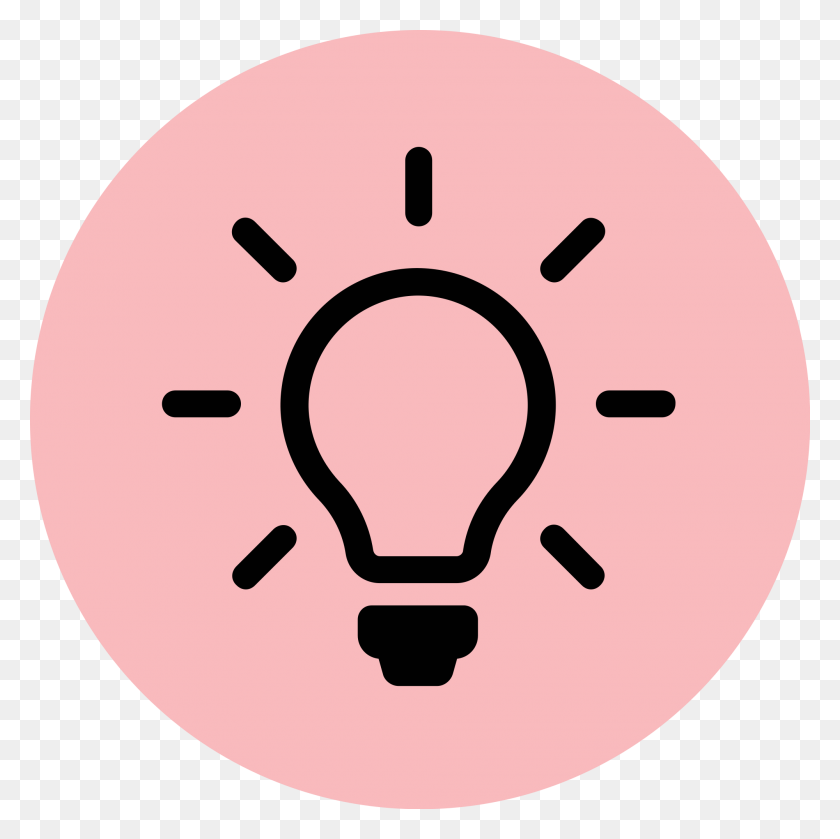 2000x2000 Light Bulb Icon Red - Light Bulb Icon PNG