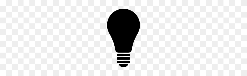200x200 Light Bulb Icons Noun Project - Light Bulb Icon PNG