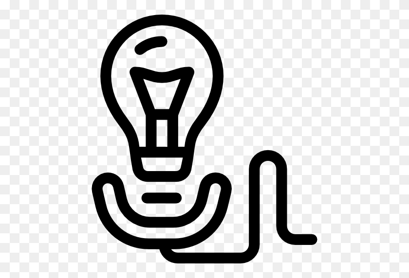 512x512 Light Bulb, Idea, Bulb, Idea Bulb Icon - Lightbulb Icon PNG