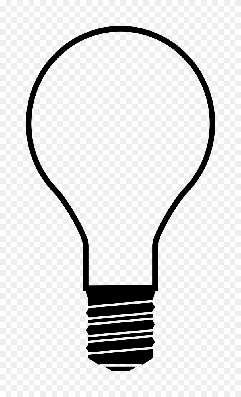 2000x3385 Light Bulb Lightbulb Clipart Free Images Clipartbold - Necklace Clipart Black And White