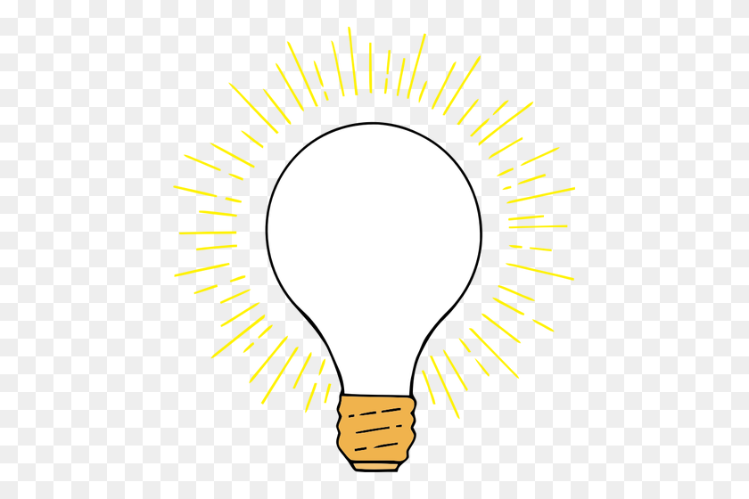 451x500 Light Bulb Or An Idea Symbol - Light Bulb Idea Clipart