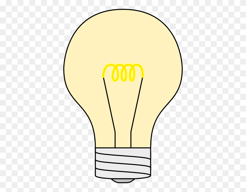 408x594 Light Bulb Png, Clip Art For Web - Lightbulb Clipart PNG
