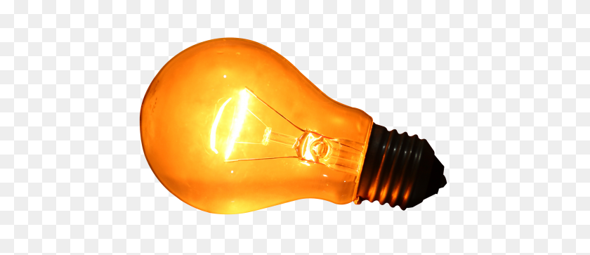 500x303 Light Bulb Transparent Image - Yellow Glow PNG