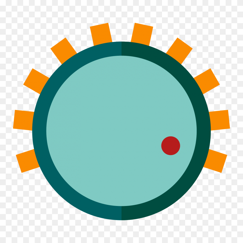 1600x1600 Light Dimming Percent Icon - Glowing Circle PNG