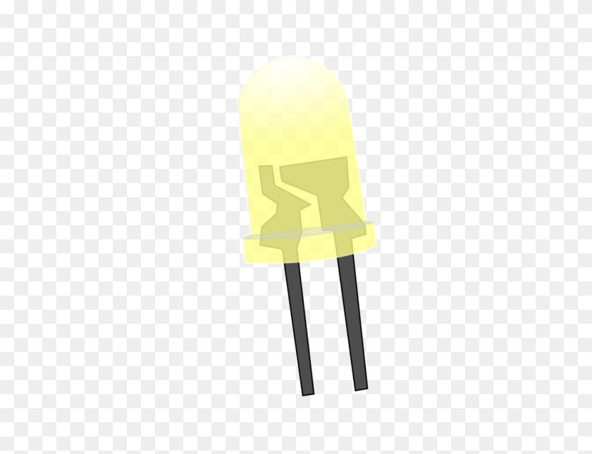 1000x750 Светодиодная Желтая Светодиодная Лампа - Светодиодный Клипарт