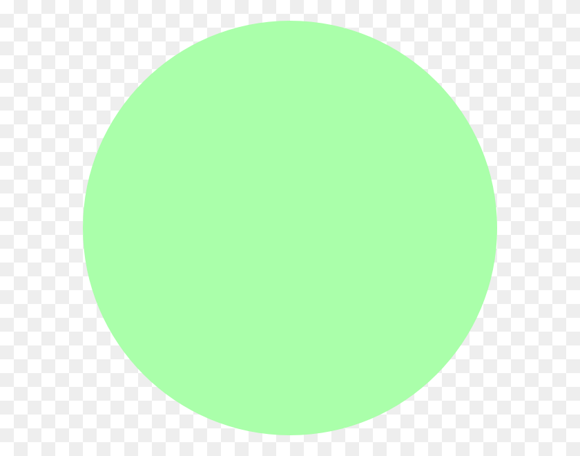 600x600 Light Green Circle Clip Art - Glow Clipart