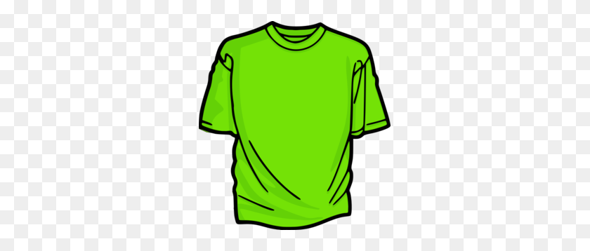 273x298 Светло-Зеленая Футболка Картинки - Зеленая Рубашка Клипарт