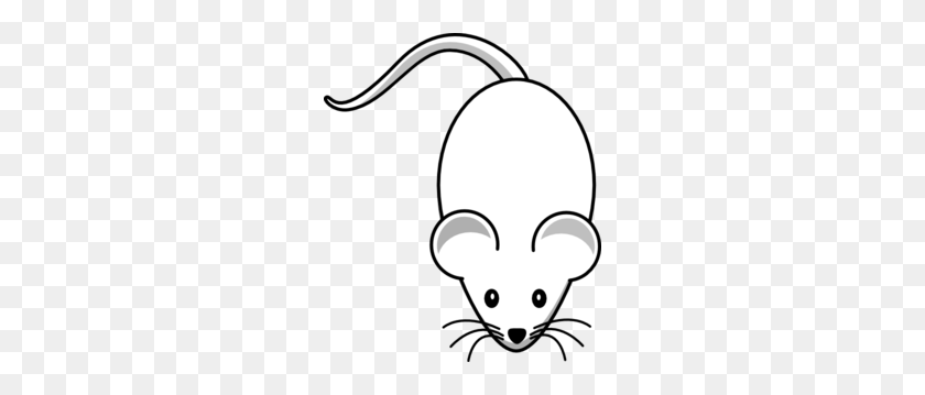 252x299 Light Grey Mouse Clip Art - Mario Clipart Black And White