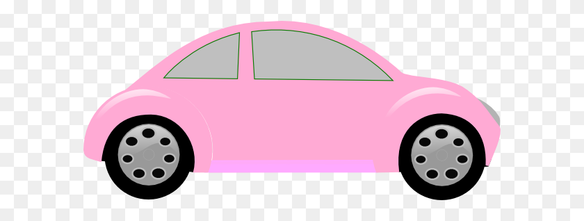 600x258 Светло-Розовый Автомобиль Картинки - Volkswagen Клипарт