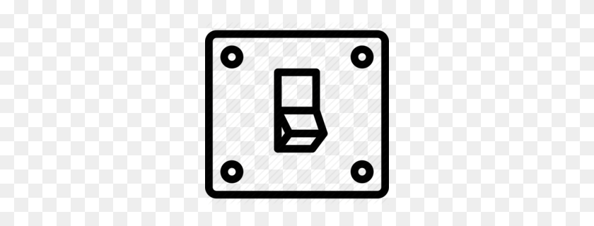 260x260 Light Switches Clipart - Turning Off Lights Clipart